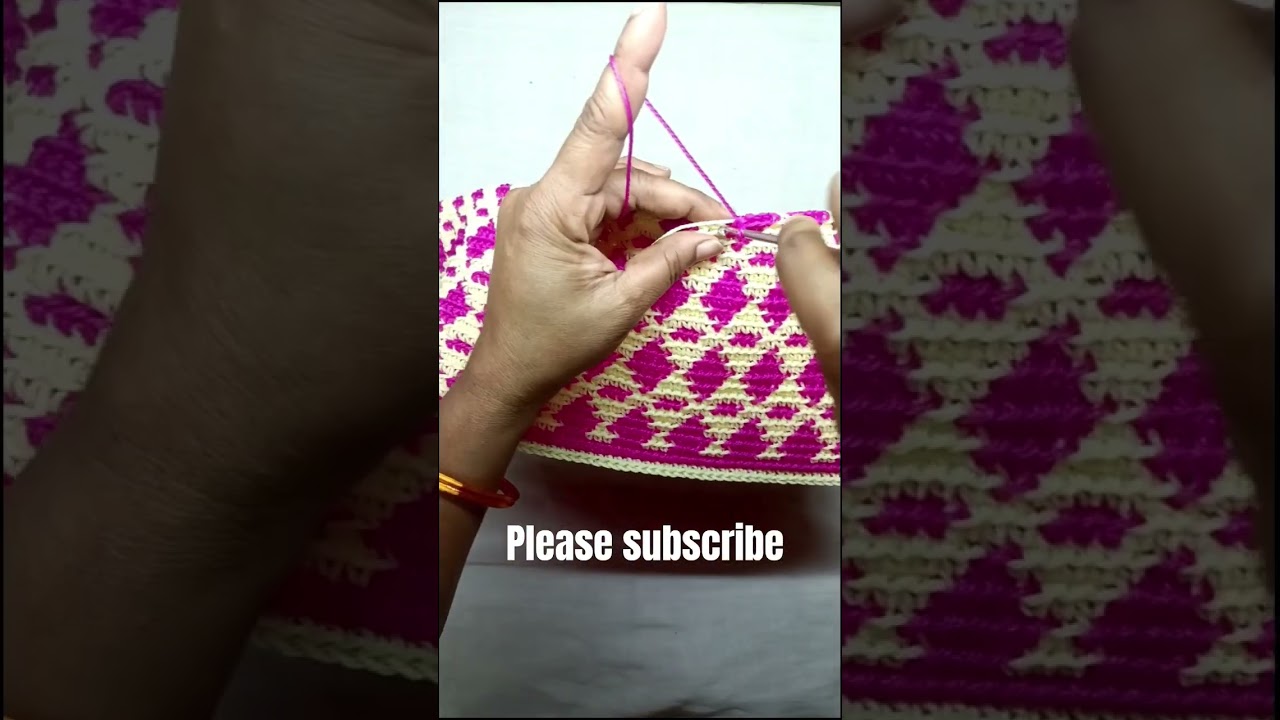 wire basket design stitching