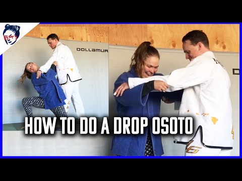 Teaching How To Do a Drop Osoto Judo Throw | Ronda Rousey's Dojo #41