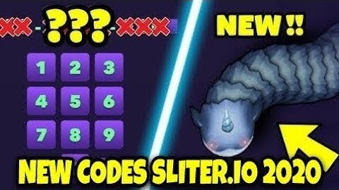 All Slither.io secret codes/new some code for 2020 part 1