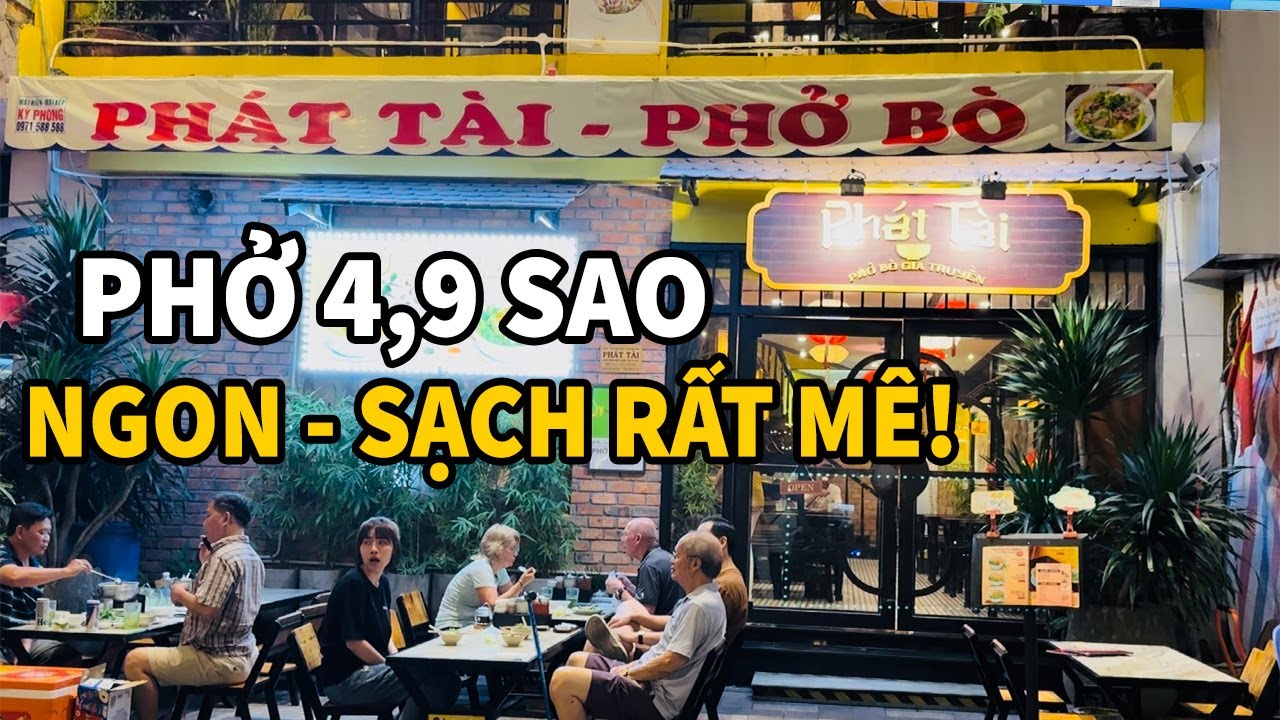 Cận cảnh quy trình nấu phở Phát Tài 4,9 sao Google: Rất NGON và SẠCH || Sài Gòn