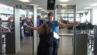 Airport security physical body check / pat down for female screenshot 3