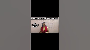 All State Judiciary Preparation | MPADPO Minor Act | Probation Of Offenders Act 1958 #gjs #mpadpo