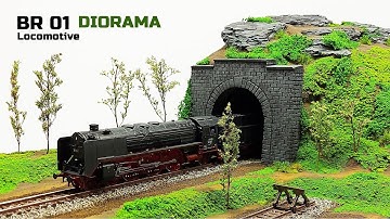 ULTRA-REALISTIC Diorama: BR 01 Locomotive | Step by Step tutorial