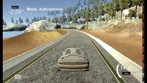 Car driving in autonomous mode in Udacity, Unity framework