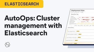AutoOps simplifies cluster management with Elasticsearch