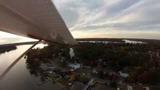Rogers Aerial: DHC-2 Beaver Chickahominy River; launch, flight, and landing. Lanexa, Virginia