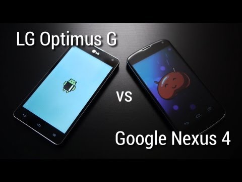 Google Nexus 4 vs LG Optimus G