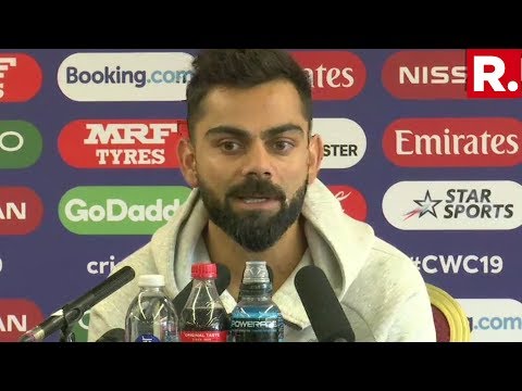 Virat Kohli Addresses A News Briefing Ahead Of The Indo-Pak Clash At The World Cup 2019