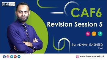 𝐂𝐀𝐅 𝟎𝟔 (𝐌𝐅𝐀) 𝐑𝐞𝐯𝐢𝐬𝐢𝐨𝐧 𝐒𝐞𝐬𝐬𝐢𝐨𝐧 𝟓 𝐁𝐲 𝐒𝐢𝐫 𝐀𝐝𝐧𝐚𝐧 𝐑𝐚𝐬𝐡𝐞𝐞𝐝 𝐅𝐂𝐀