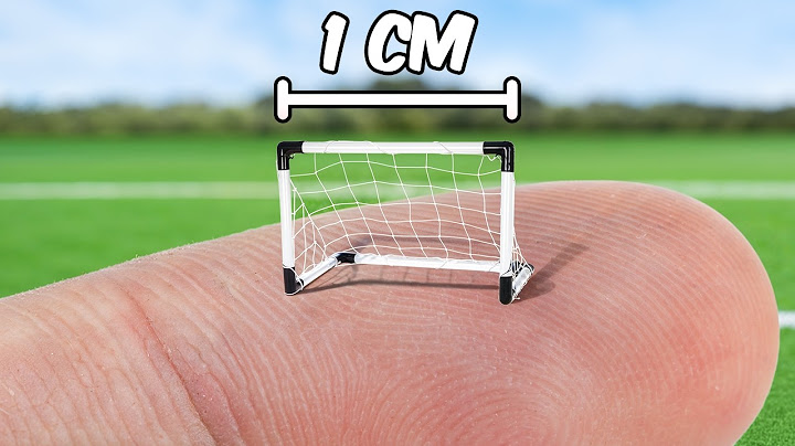 Por Cada Gol la Portería se Vuelve más Pequeña
