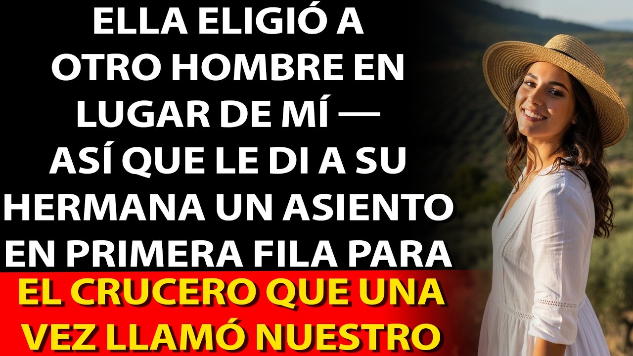 🚢 Ella eligió a otro hombre; yo llevé a su hermana al crucero que ella soñó.