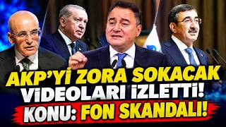 Ali Babacan AKP'yi zora sokacak videoları tek tek izletti! Konu: Fon skandalı!