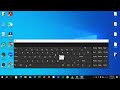 How to use on screen keyboard in laptop