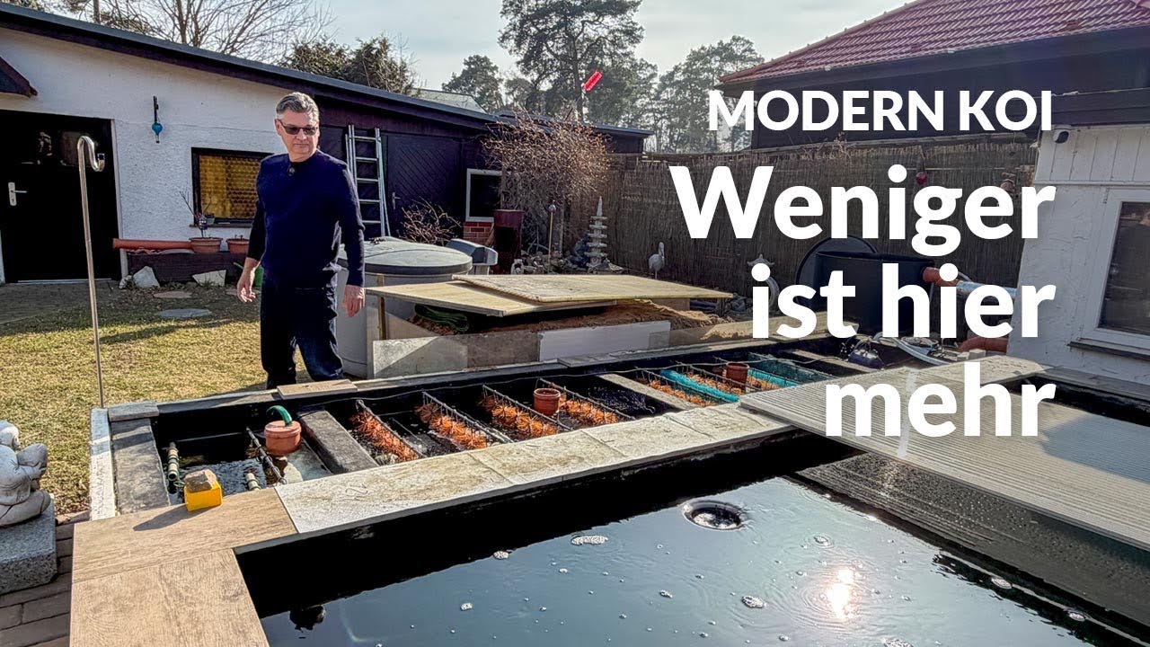 Mit Koi Zossen: Uwes selbstgebauter Bürstenfilter | Modern Koi Blog #8003