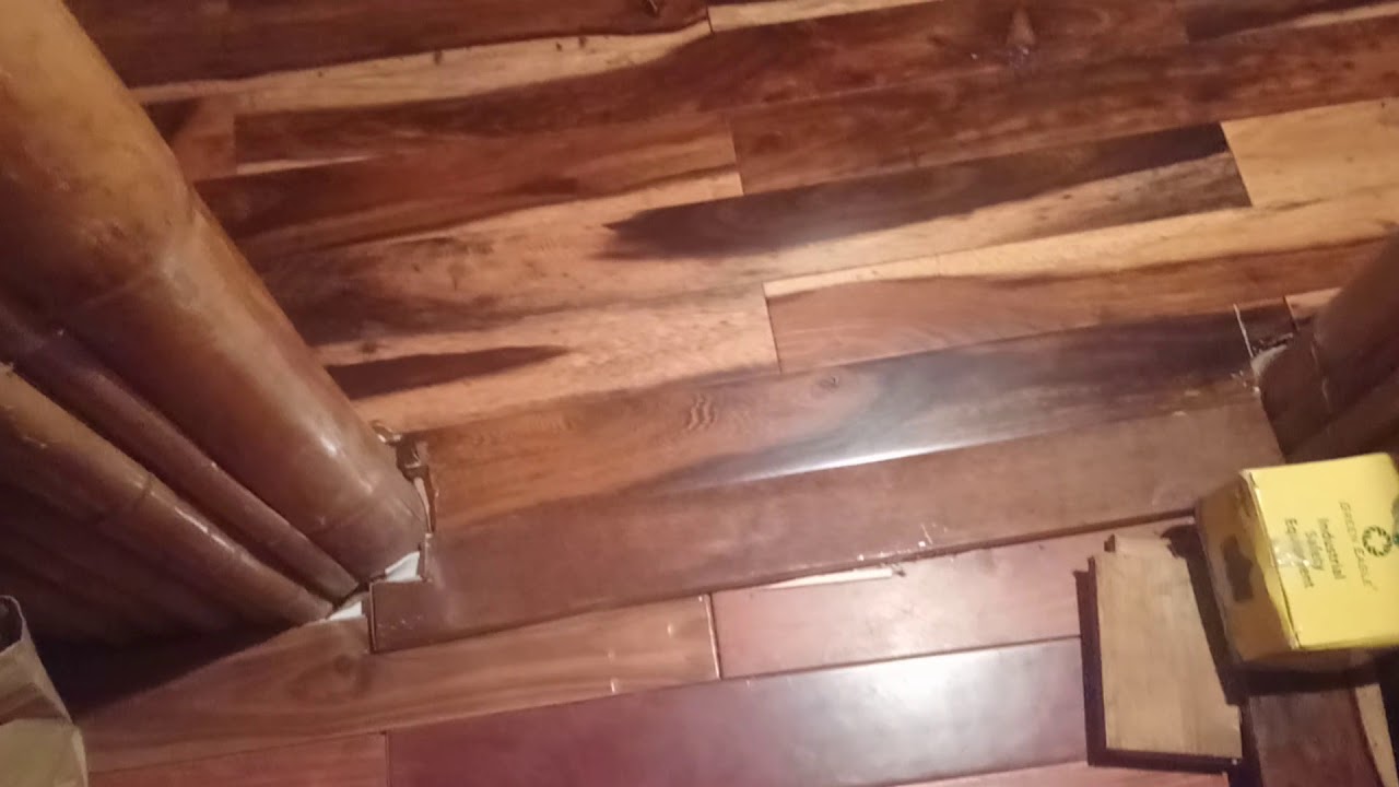 Sàn gỗ Muồng đen của Sàn đẹp Hồng ngọc - YouTube