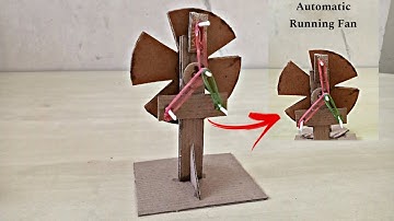 Self Running Fan Free Energy Fan Device 100%. How To Make free energy fan at home.rubber band fan