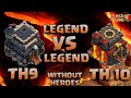 Th9 Vs Th10 Attack Without Heroes 2020