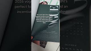 your sign to buy Vogue magazine to get a free 2026 diary!