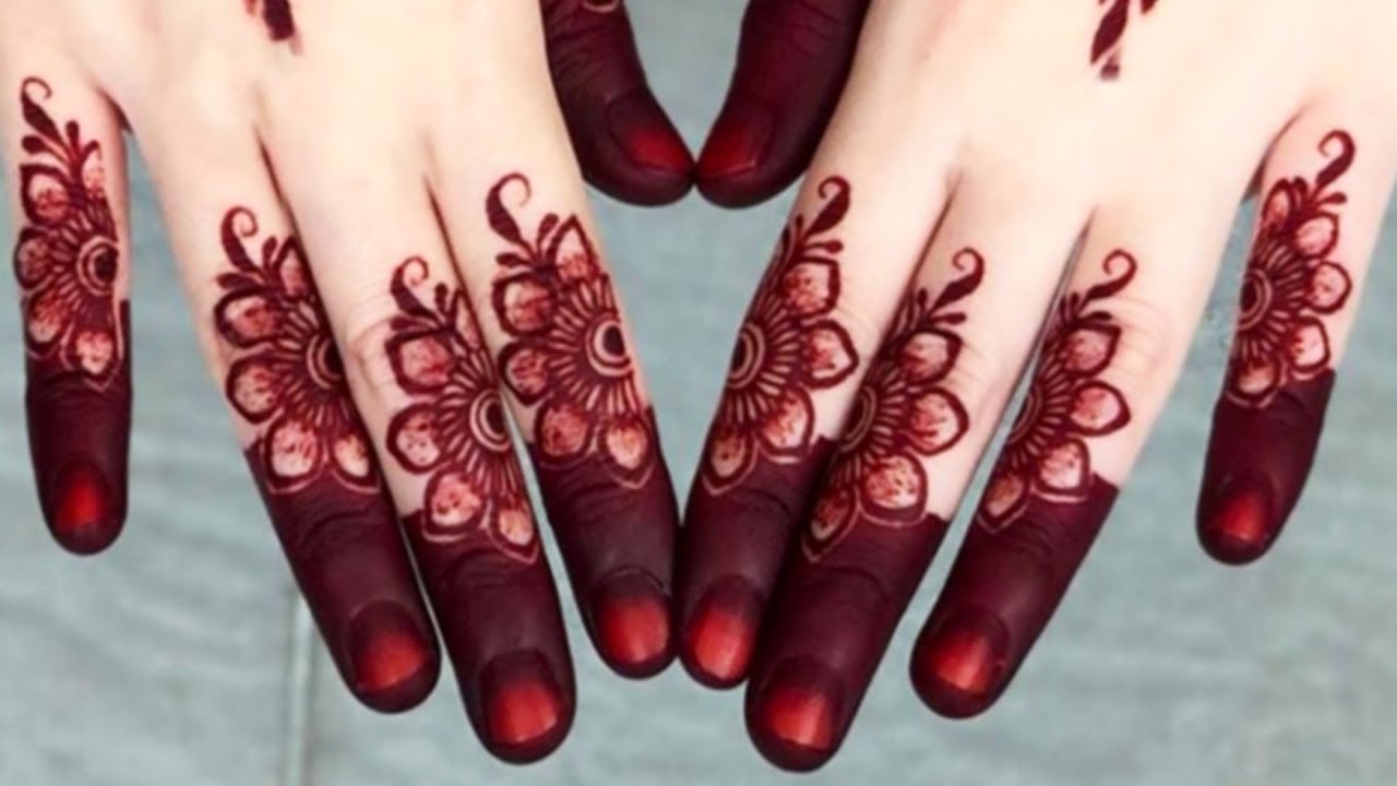 World's most easy Finger Tip mehndi design trickHow to apply beautiful