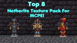 Top 8 Netherite Texture Packs Minecraft For BE/PE