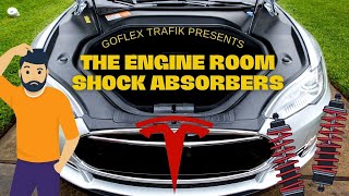 Tesla Engine Room and Shock Absorbers