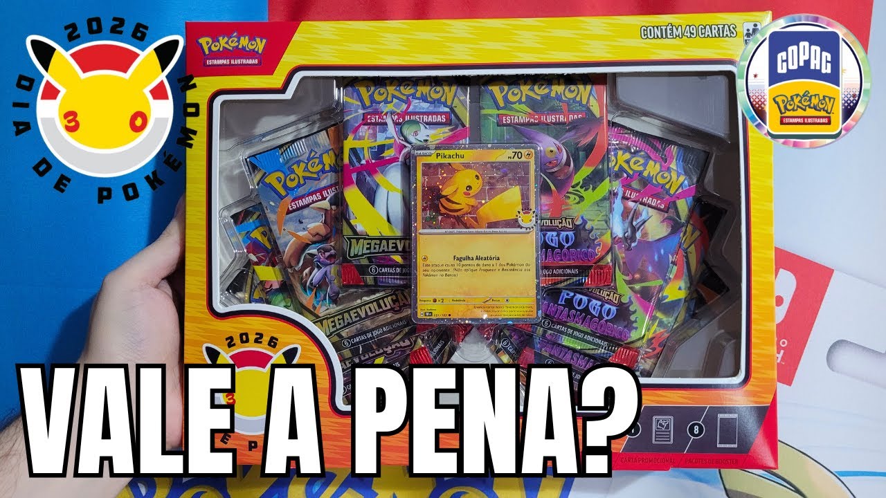 【希少】Pokémon Day 2026 30周年記念ボックス　ポケモンカード Coleção Dia de Pokémon 2026 com Pikachu Promocional | Pokémon TCG