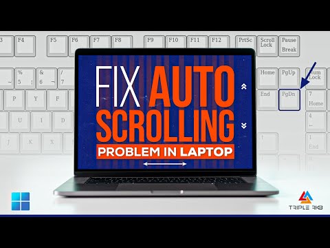 Fix auto Scrolling ( Down/ Up) problem in laptop  Simple & Easy method 