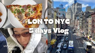 【Vlog】London to New York | My first time in New York★彡