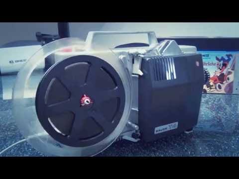 8ミリフィルム映写機 Bauer T4 ドイツ製 Bauer T4 Projector Normal+Super 8mm Film no Sound - YouTube