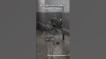 When Developers give too much freedom to players #metalgearsolid #metalgearsolid3 #mgs3