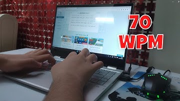 My Typing Speed (70 WPM) 100% Accuracy