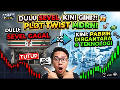 🚨 DULU BANGKRUT GARA-GARA SEVEL, SEKARANG BIKIN PESAWAT?! 🤯 Plot Twist Saham MDRN!