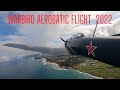 Warbird aerobatic flight 2022