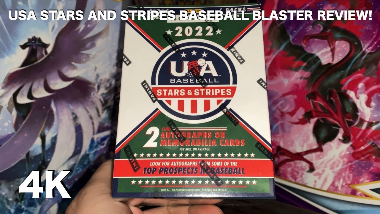 USA Stars And Stripes Baseball Blaster Box Review 4K