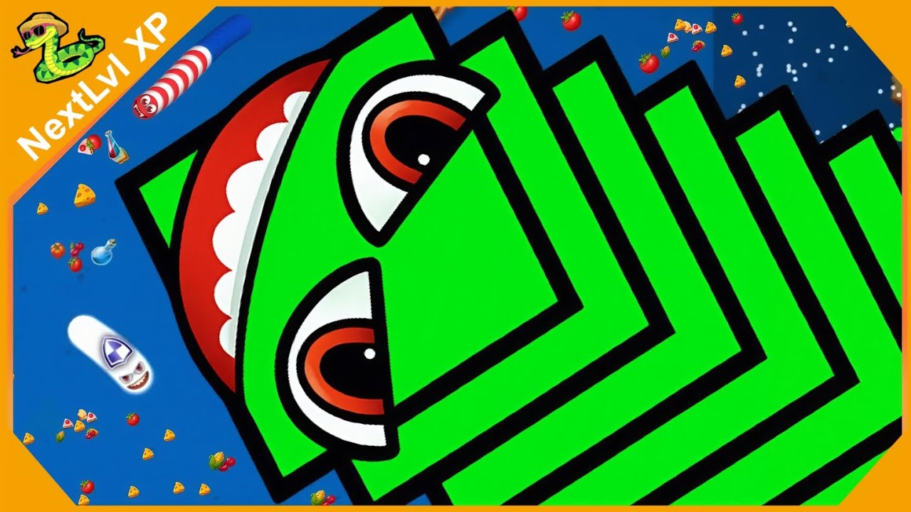 🐍WORMSZONE.IO | Giant Slither Snake Top 01 🏆 | Epic Worms Zone Biggest Snake Gameplay! | nextlvlxp10