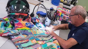 "We are all part of space"  Spacesuit Art Project UNITY (Sweden)