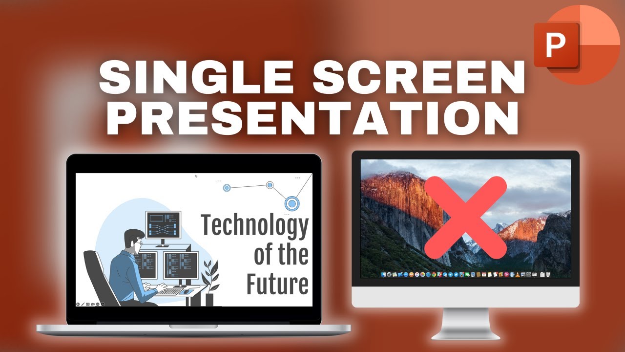 powerpoint presentation one screen only