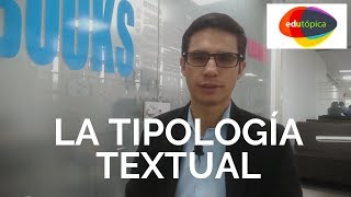 ¿Qué es la tipología textual?