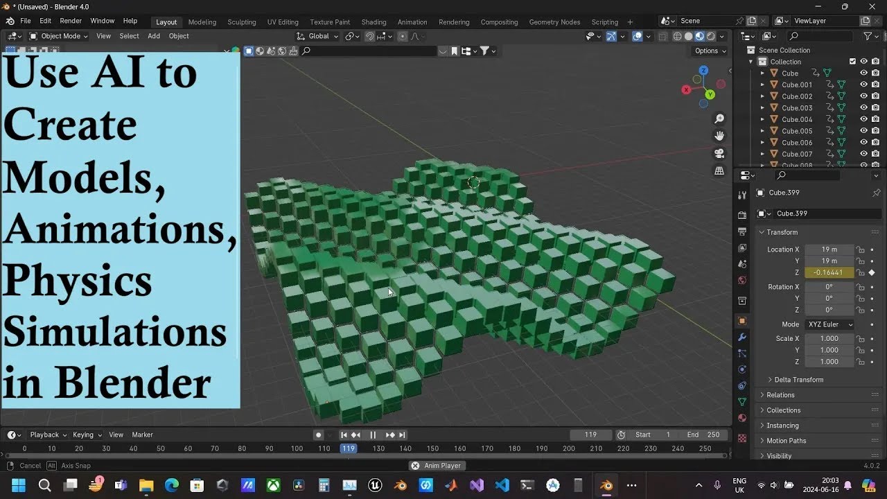 Use AI to Create 3D Models , Animations , Physics Simulations and much ...