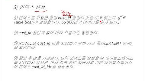 [6장 데이터를 담을 그릇을 만들자 - 데이터베이스 객체(Database Object)] 2. 인덱스(Index)