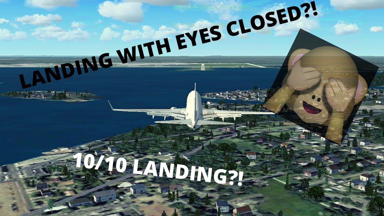 Landing a PLANE with EYES CLOSED?? YouTube