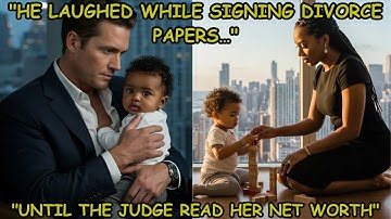 CHEATING WEALTHY CEO HUSBAND LAUGHED WHILE SIGNING DIVORCE PAPERS UNTIL THE JUDGE READ HER WORTH