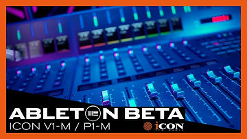 iCon V1-M / P1-M - Ableton Live - BETA Explained