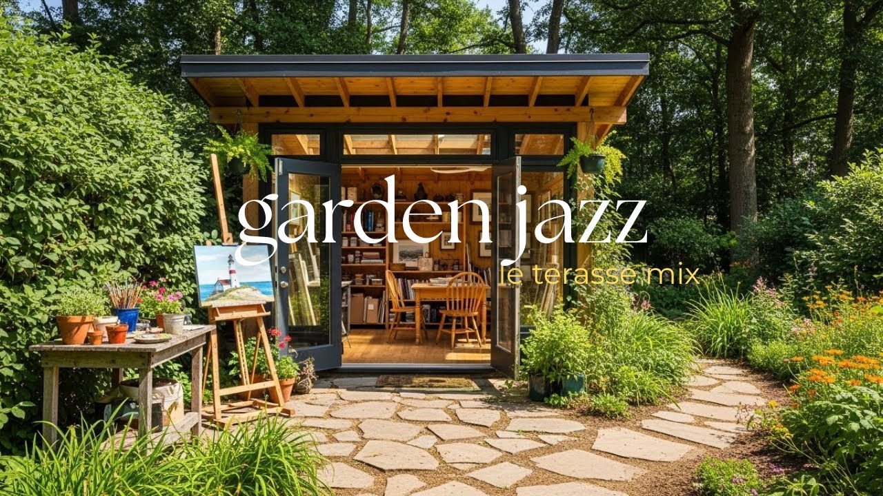 STREET JAZZ CAFE | COZY OUTDOOR COFFEE WALK 🚶☕ | RELAXING MUSIC