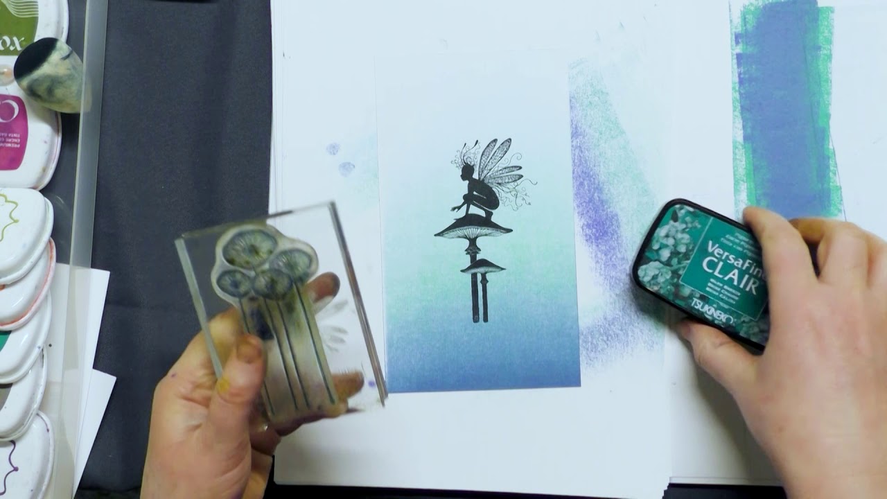 A Lavinia Stamps "DemoaDay" Tutorial featuring the fairy Oona YouTube