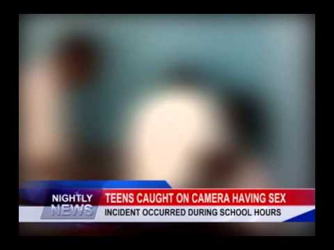 teens caught on camera having sex