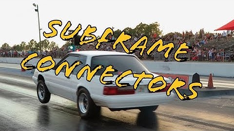 Want your Foxbody to Launch like this? Your gonna need Subframe connectors!