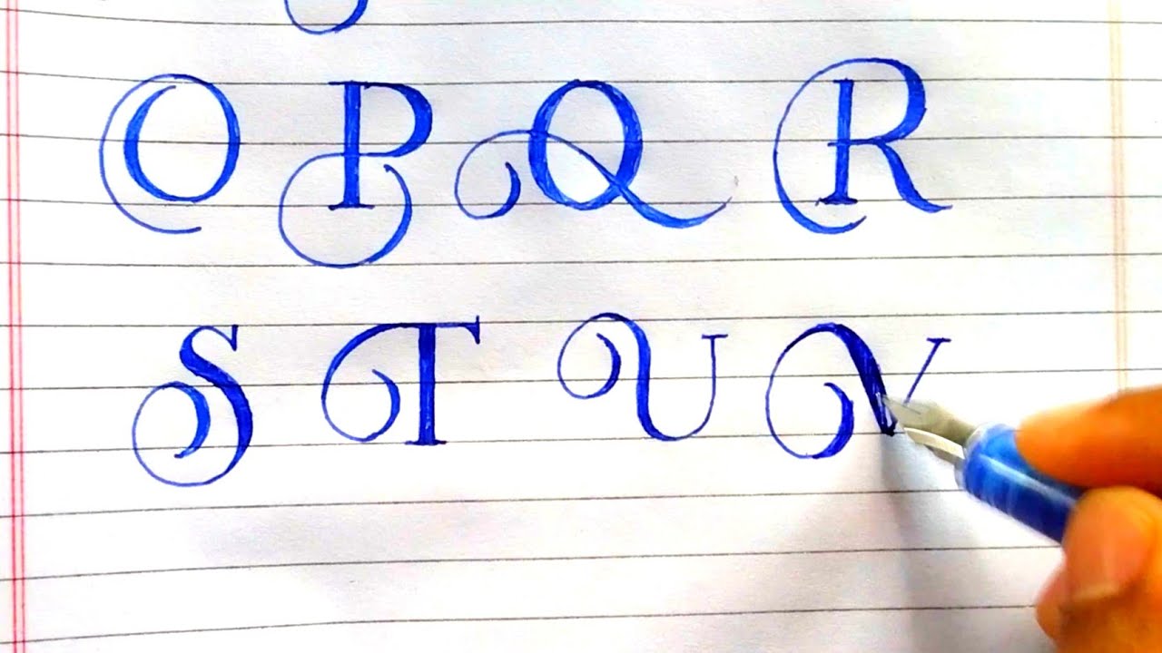 creative lettering styles alphabet