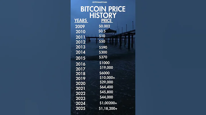 BITCOIN PRICE HISTORY #shorts #bitcoin #viral #btc #binance #facts