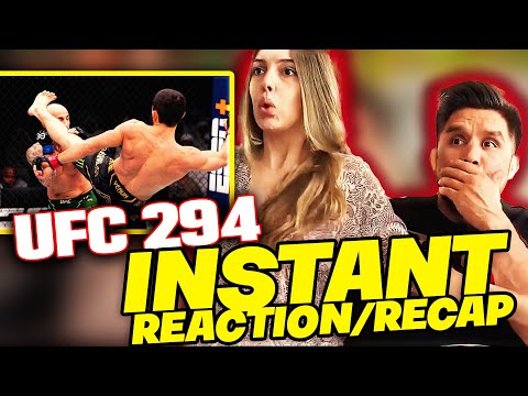 ISLAM KOs VOLK! UFC 294 INSTANT REACTIONS